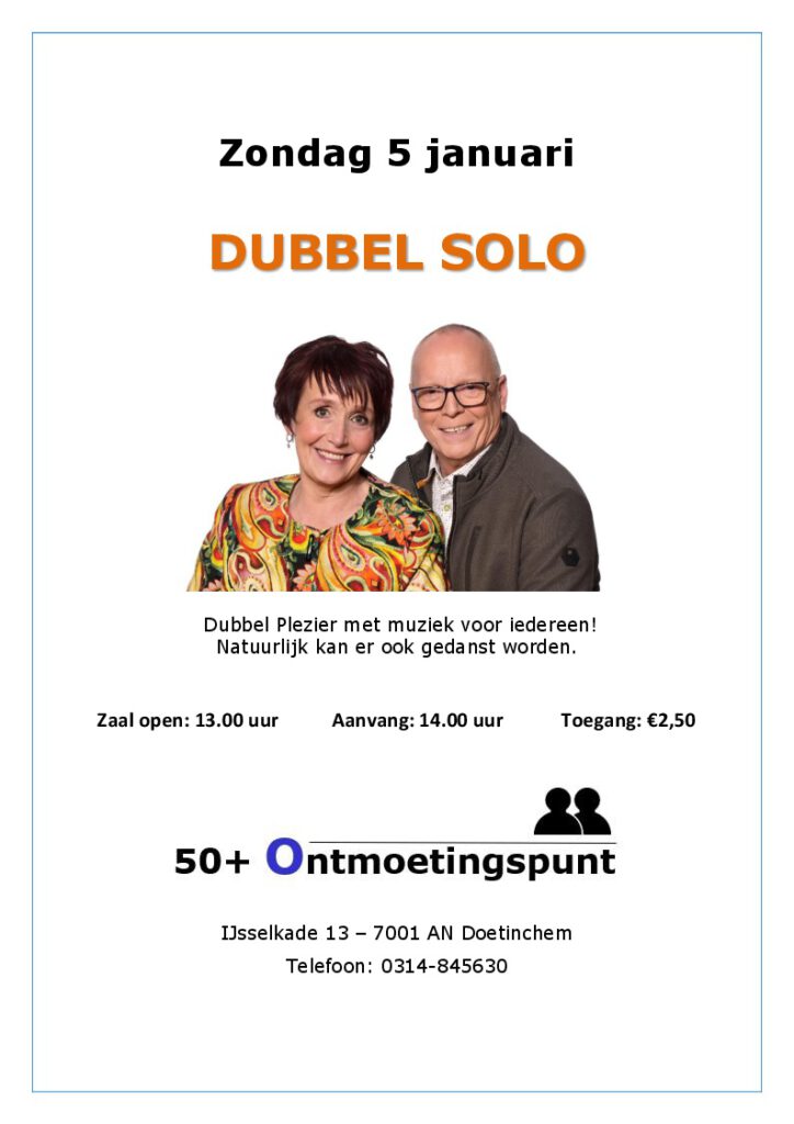 Optreden Dubbel Solo