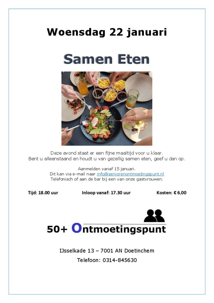 Samen eten