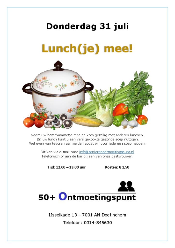Lunch(je) mee!