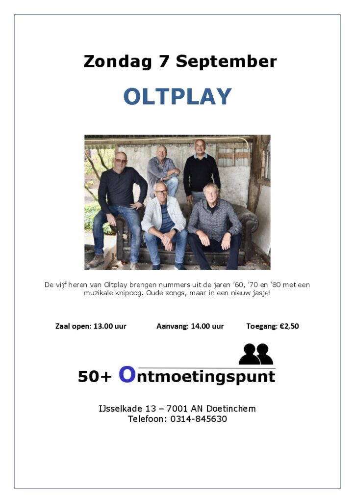 Optreden Oltplay