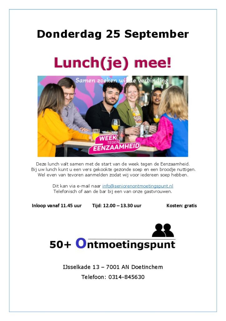 Lunch(je) mee!