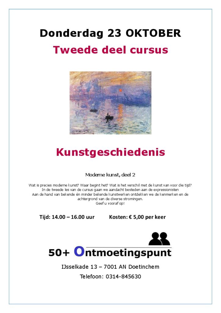 Les 2 cursus Kunstgeschiedenis