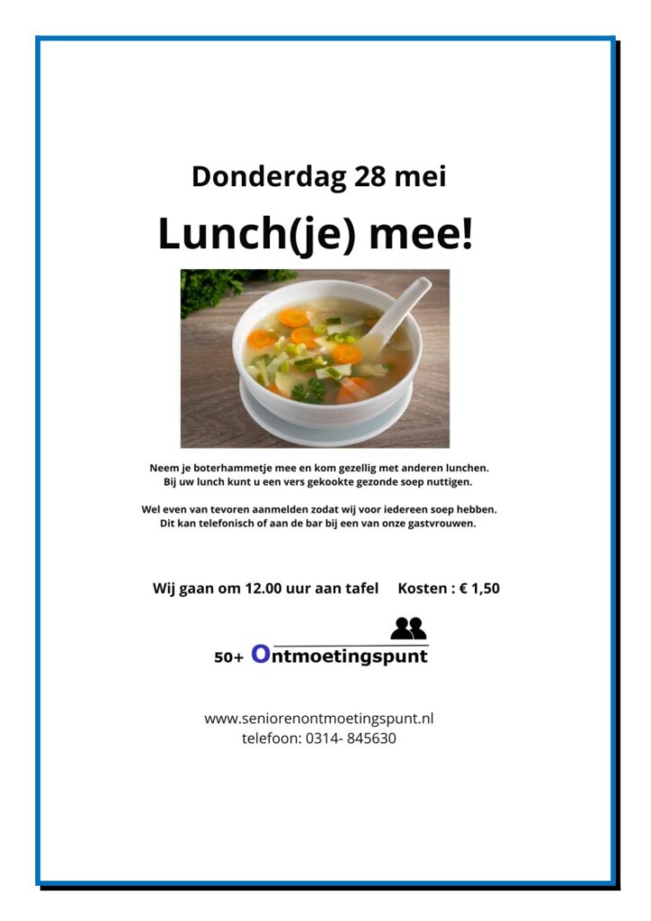 Lunch(je) mee!