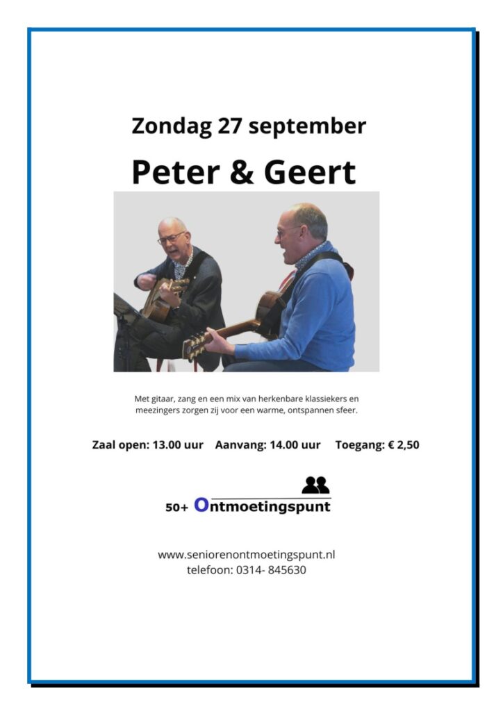 Peter en Geert